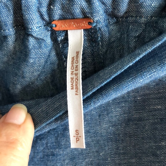 Free People chambray top - Picture 3 of 3